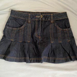 Women denim bodycon mini short skirt